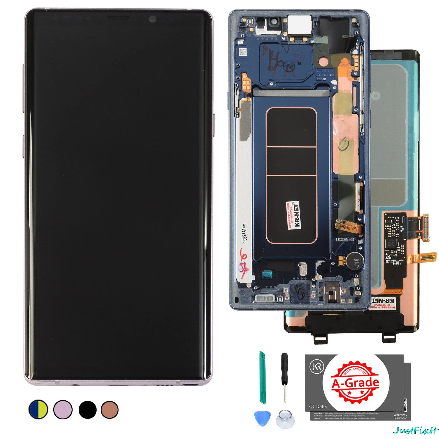 Original LCD For N960 N960F N960D N960DS For Samsung Galaxy Note 9 Touch Screen LCD Display Digitizer Assembly with Frame
Original LCD For N960 N960F N960D N960DS For Samsung Galaxy Note 9 Touch Screen LCD Display Digitizer Assembly with Frame