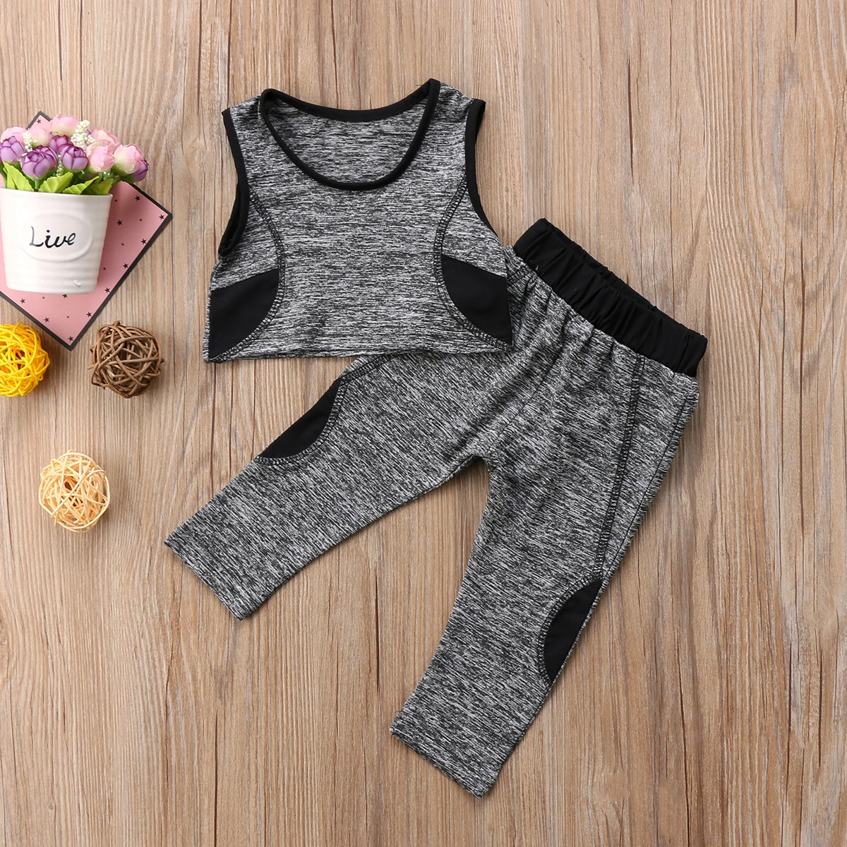 Kids Baby Girls Yoga Vest Crop Top Pants Elastic Leggings Sport Suit Outfits Children Clothes Cotton O-neck Sets
Kids Baby Girls Yoga Vest Crop Top Pants Elastic Leggings Sport Suit Outfits Children Clothes Cotton O-neck Sets