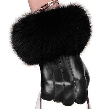 Winter Spring Fashion Winter Sheepskin Gloves Top Lambskin Solid Real Genuine Leather Women Wrist Driving Glove
Winter Spring Fashion Winter Sheepskin Gloves Top Lambskin Solid Real Genuine Leather Women Wrist Driving Glove