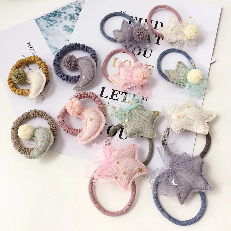 Korea Handmade Cute Yarn Cartoon Star Crown Moon Elastic Hair Bands for Kids Children Girls Head wear Accessories-SWKEHRB026C5
Korea Handmade Cute Yarn Cartoon Star Crown Moon Elastic Hair Bands for Kids Children Girls Head wear Accessories-SWKEHRB026C5