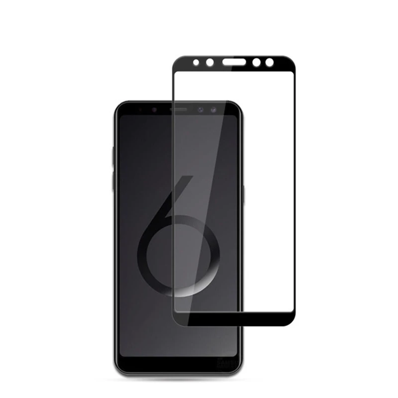 9 H закаленное Стекло для samsung Galaxy A6 2018 Экран пленка на весь экран SM-A600FN | Мобильные