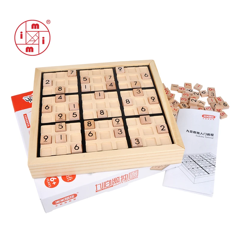 MITOYS Sudoku Chess Digits 1 to 9 Can Only Put Once in Any Row Line and Check Intelligent Fancy Educational Wood Toys Game gifts
MITOYS Sudoku Chess Digits 1 to 9 Can Only Put Once in Any Row Line and Check Intelligent Fancy Educational Wood Toys Game gifts