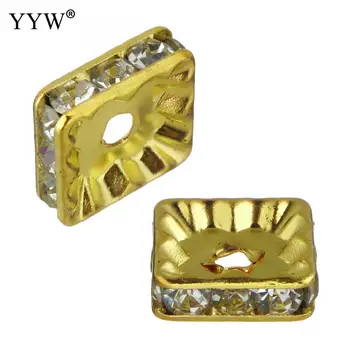 YYW 100pcs/Lot 6mm 8mm 10mm Silver Color Crystal Spacer Bars Beads Brass Square Micro Pave Rhinestone Beads DIY Jewelry Making
YYW 100pcs/Lot 6mm 8mm 10mm Silver Color Crystal Spacer Bars Beads Brass Square Micro Pave Rhinestone Beads DIY Jewelry Making