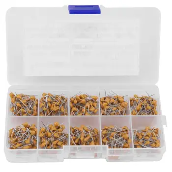 500pcs 10 Electronic Capacitor Values 50V 10PF-680PF Monolithic Ceramic Capacitor Assorted Kit
500pcs 10 Electronic Capacitor Values 50V 10PF-680PF Monolithic Ceramic Capacitor Assorted Kit