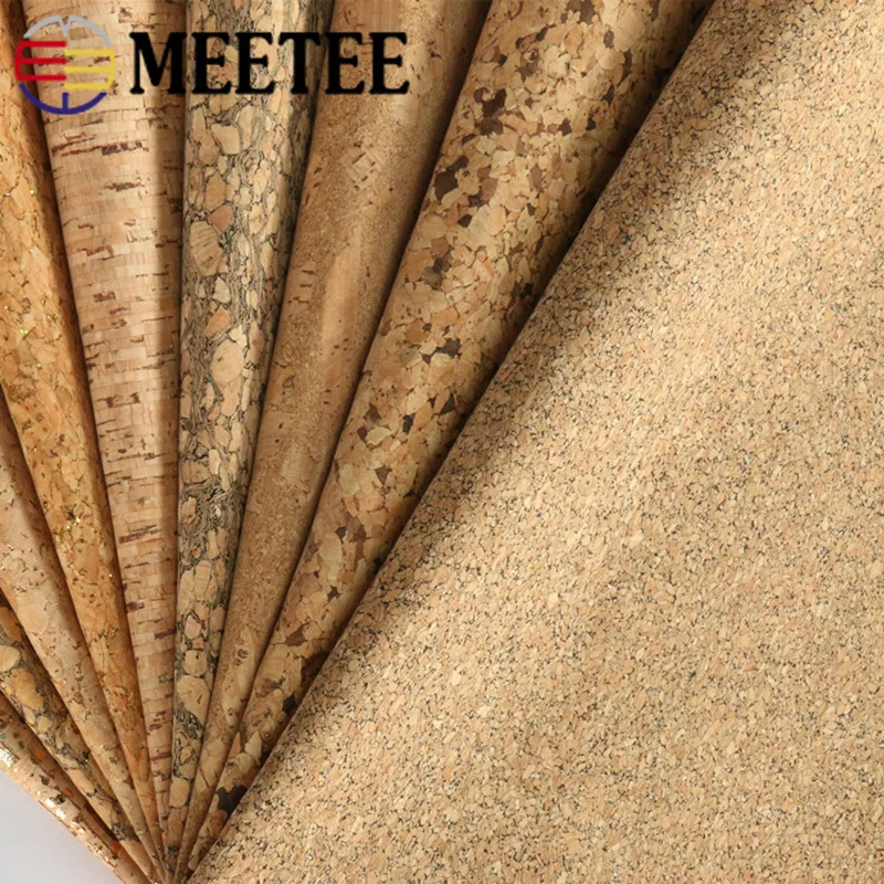 Meetee 90X137cm 0.5mm Thick Natural Cork Leather Fabric DIY Bags Shoes Luggage Handmade Craft Wood Grain Decor Material Supply
Meetee 90X137cm 0.5mm Thick Natural Cork Leather Fabric DIY Bags Shoes Luggage Handmade Craft Wood Grain Decor Material Supply
