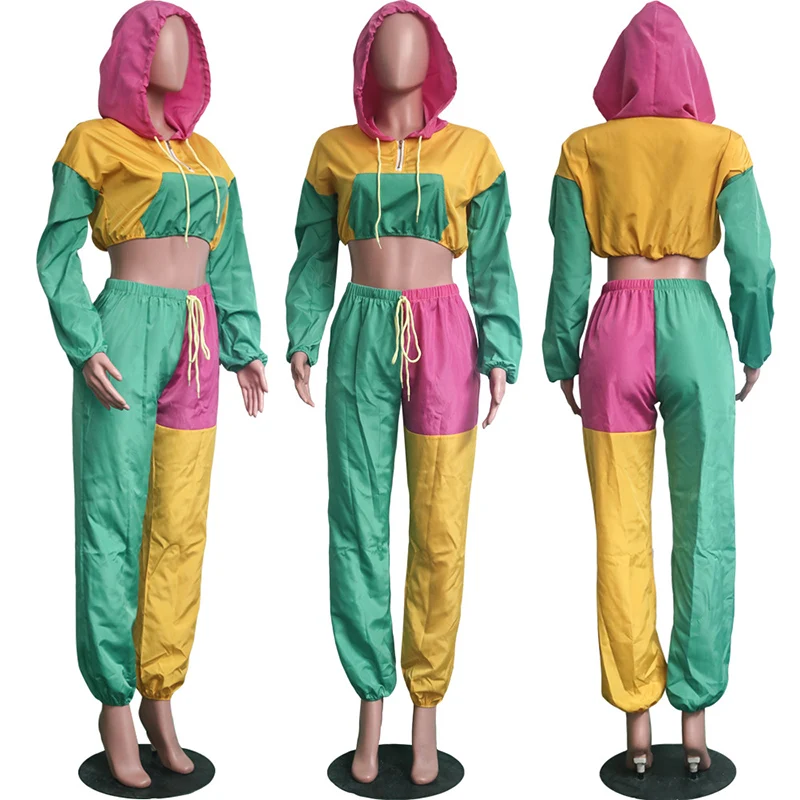 colorful jogging suits