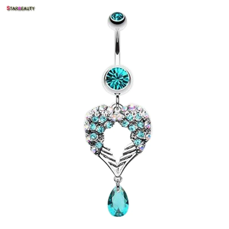 Double Wings Surgical Steel Belly Button Earring Belly Piercing Navel Piercing Kit Belly Barbells Button Earrings Body Accessory
Double Wings Surgical Steel Belly Button Earring Belly Piercing Navel Piercing Kit Belly Barbells Button Earrings Body Accessory