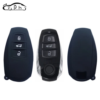 Silicone Rubber Car Key Cover Case Holder Fob Skin for VW Touareg Smart Key Card 3 Buttons Volkswagen Remote Key Protect Shell
Silicone Rubber Car Key Cover Case Holder Fob Skin for VW Touareg Smart Key Card 3 Buttons Volkswagen Remote Key Protect Shell