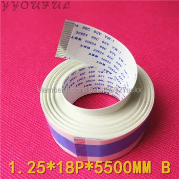 Printing machinery spare parts FFC Flat main board long data cable 18pins 5.5M 5500mm long ,reverse side 2pcs wholesale
Printing machinery spare parts FFC Flat main board long data cable 18pins 5.5M 5500mm long ,reverse side 2pcs wholesale