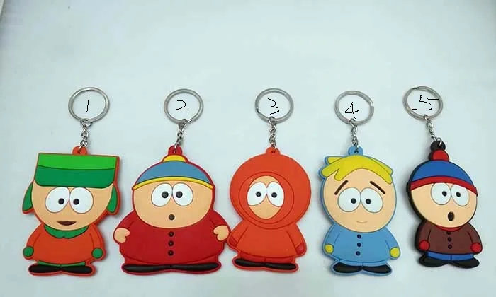 Anime South Park Keychain Action Figure PVC key chain Car Pendant Stan Marsh Cartoon Mini Model Keyrings kids kawaii Gifts
Anime South Park Keychain Action Figure PVC key chain Car Pendant Stan Marsh Cartoon Mini Model Keyrings kids kawaii Gifts