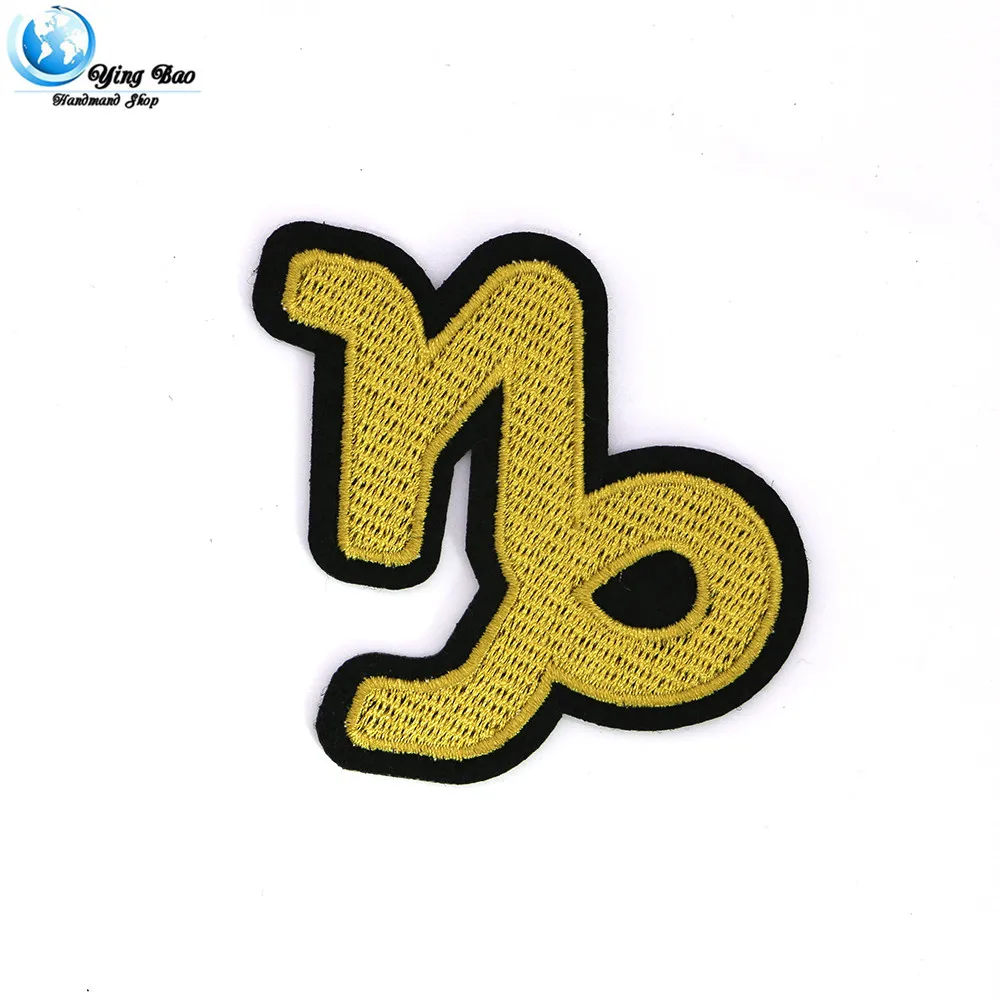 New 1 pcs size 5.8*6.3cm Iron-on Embroidered Gold Capricornus logo STYLE garment Appliques accessory patches Free shipping P-134
New 1 pcs size 5.8*6.3cm Iron-on Embroidered Gold Capricornus logo STYLE garment Appliques accessory patches Free shipping P-134