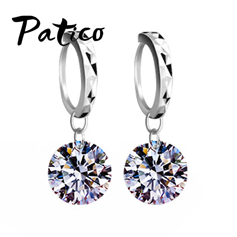 Fashion 925 Sterling Silver Earring For Women Cubic Zirconia CZ Stone Wedding Engagement Jewelry Hoop Earring Party Gift
Fashion 925 Sterling Silver Earring For Women Cubic Zirconia CZ Stone Wedding Engagement Jewelry Hoop Earring Party Gift