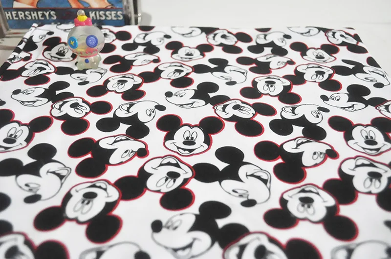 Cute Cartoon Mickey Mouse Cotton Wool Fabric For Sewing Quilting Patchwork Baby Child Cloth Kid Textile
Cute Cartoon Mickey Mouse Cotton Wool Fabric For Sewing Quilting Patchwork Baby Child Cloth Kid Textile