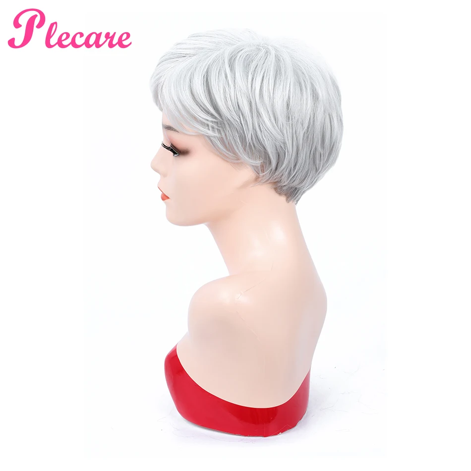 Plecare Pruiken High Temperature Fiber Grey Hair Wigs Short Straight Gray White Silver Synthetic Wig For Women Pruik Cosplay Wig
Plecare Pruiken High Temperature Fiber Grey Hair Wigs Short Straight Gray White Silver Synthetic Wig For Women Pruik Cosplay Wig
