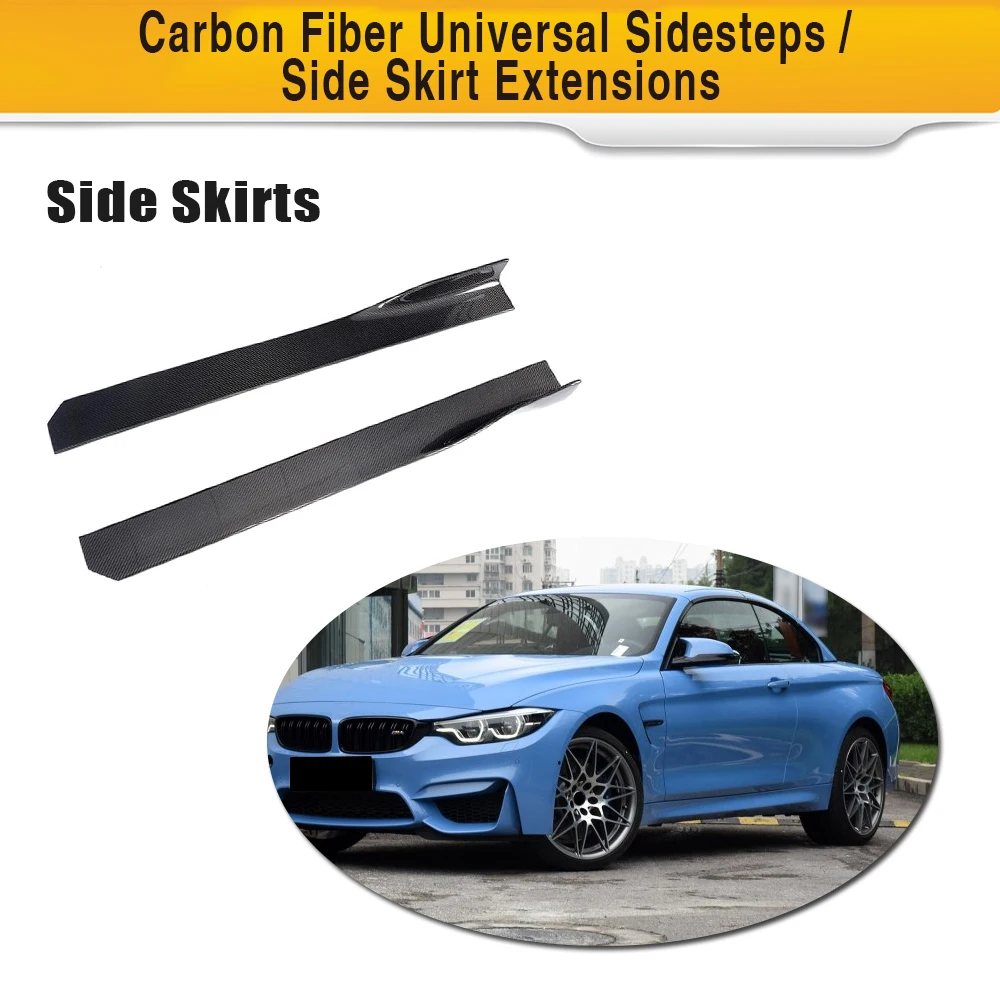 Carbon Fiber Auto Side Skirt for BMW M2 M3 M4 E46 F30 F80 F82 G30 F90 Sedan Coupe ect Universal Cars
Carbon Fiber Auto Side Skirt for BMW M2 M3 M4 E46 F30 F80 F82 G30 F90 Sedan Coupe ect Universal Cars