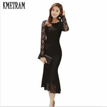 KMETRAM 2019 New Robe Femme Elegant Vintage Lace Dress Women Dresses Long Sleeve Casual Evening Party Plus size Vestidos HH639
KMETRAM 2019 New Robe Femme Elegant Vintage Lace Dress Women Dresses Long Sleeve Casual Evening Party Plus size Vestidos HH639