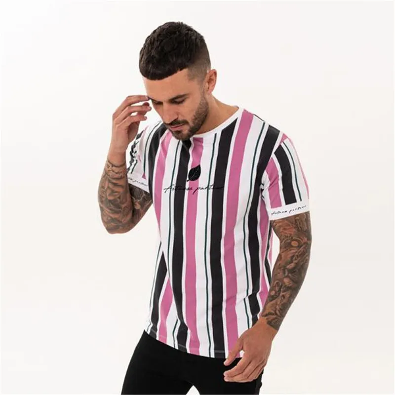 Gyms New Brand T-Shirts Summer Sporting T-shirt Men Short sleeve Fitness T shirt Men's printing gyms Bodybuilding T-shirt