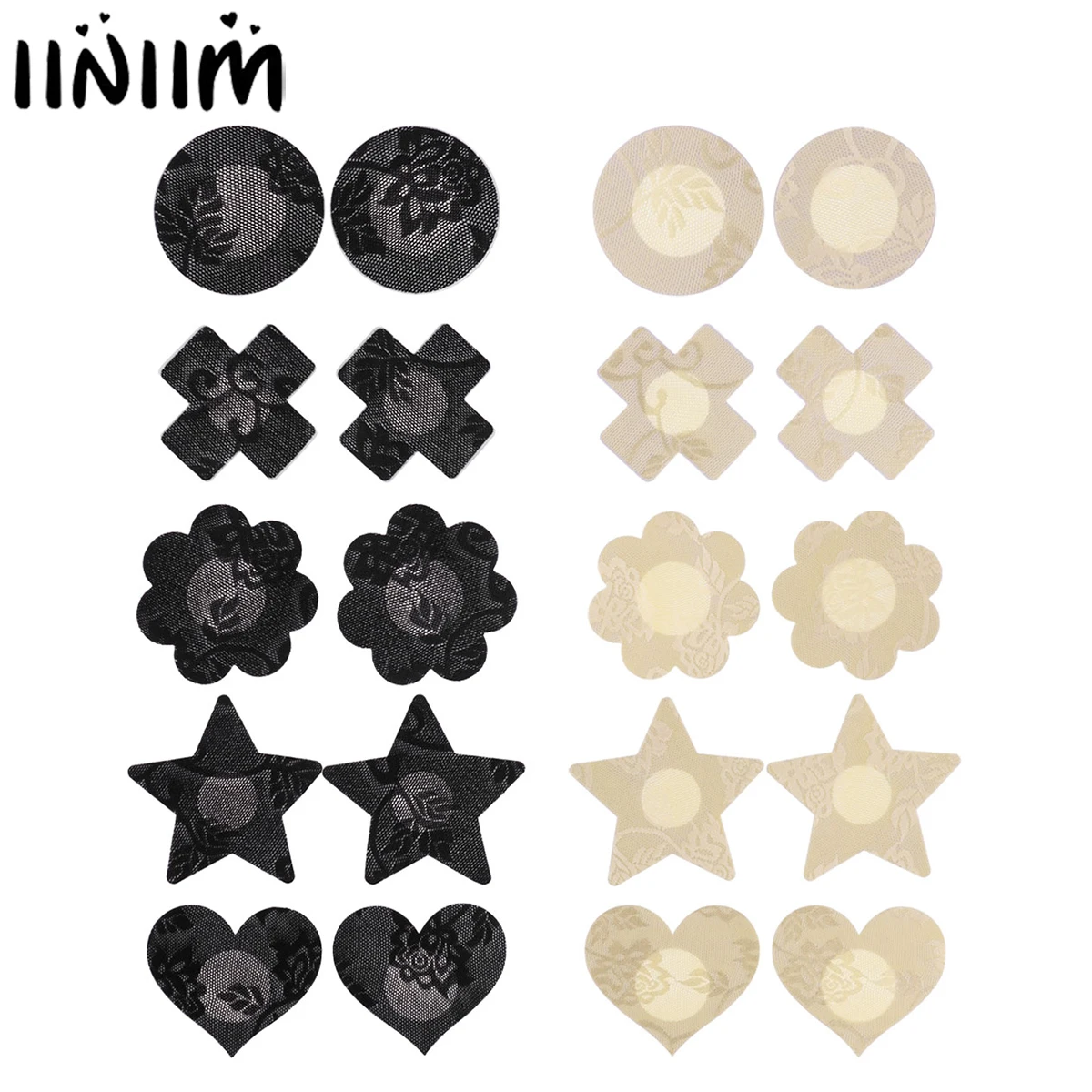 10pcs Womens Femme Lace Disposable Pasties Nipple Cover Self-Adhesive Breast Nipple Cover Stickers For wedding dress Intimate
10pcs Womens Femme Lace Disposable Pasties Nipple Cover Self-Adhesive Breast Nipple Cover Stickers For wedding dress Intimate