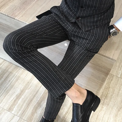 Suit Pants Men For Wedding Formal Men Dress Pants Slim Fit Retro Striped Design Trousers Plus Size 5XL Perfume Masculino 2018
Suit Pants Men For Wedding Formal Men Dress Pants Slim Fit Retro Striped Design Trousers Plus Size 5XL Perfume Masculino 2018