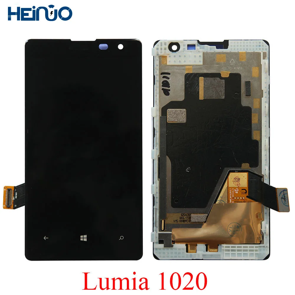 Original 4.5" LCD For NOKIA Lumia 1020 RM-875 LCD Display Touch Screen Digitizer Assembly Replacement Parts+Frame+repair tools
Original 4.5" LCD For NOKIA Lumia 1020 RM-875 LCD Display Touch Screen Digitizer Assembly Replacement Parts+Frame+repair tools