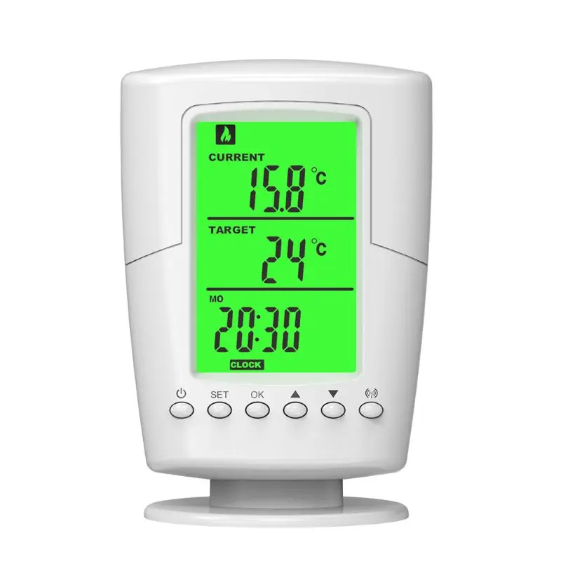 Wireless Programmable Thermostat Socket Controller Heating & Cooling function With Remote Control+LCD Backlight EU plug 2019
Wireless Programmable Thermostat Socket Controller Heating & Cooling function With Remote Control+LCD Backlight EU plug 2019