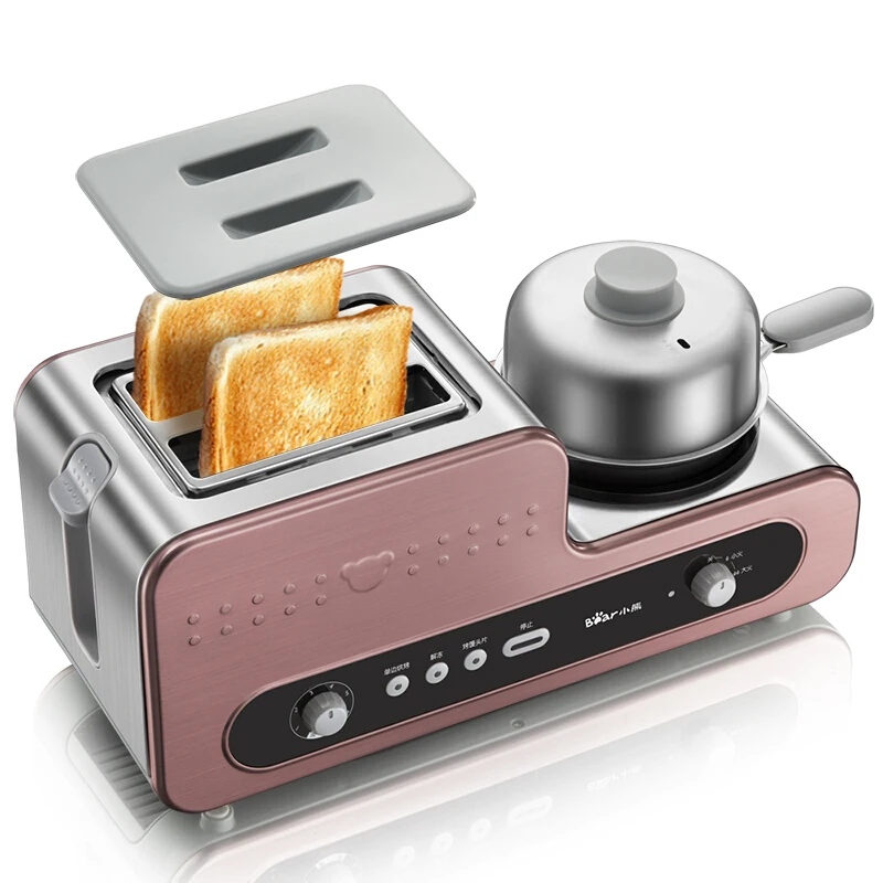 Electric Multifunction Breakfast Machine Bread Baking 2 Slices Toaster Oven Eggs Steamer sausage Omelette frying pan Grill
Electric Multifunction Breakfast Machine Bread Baking 2 Slices Toaster Oven Eggs Steamer sausage Omelette frying pan Grill