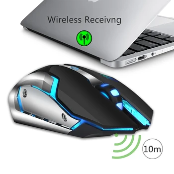Wireless Mouse 2.4GHz Gaming Mouse Ergonomic Design 2400DPI 7 color Backlight Rechargeable Gamer Mice for Computer Laptop PC
Wireless Mouse 2.4GHz Gaming Mouse Ergonomic Design 2400DPI 7 color Backlight Rechargeable Gamer Mice for Computer Laptop PC