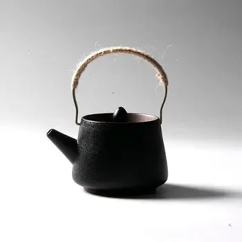 Japanese Black Pottery Tea pot,Coarse Ceramic Chinese Kungfu Tea ceremony Teaware,Stone Glaze, Teaset,for pu'er/puerh/oolong/cha
Japanese Black Pottery Tea pot,Coarse Ceramic Chinese Kungfu Tea ceremony Teaware,Stone Glaze, Teaset,for pu'er/puerh/oolong/cha