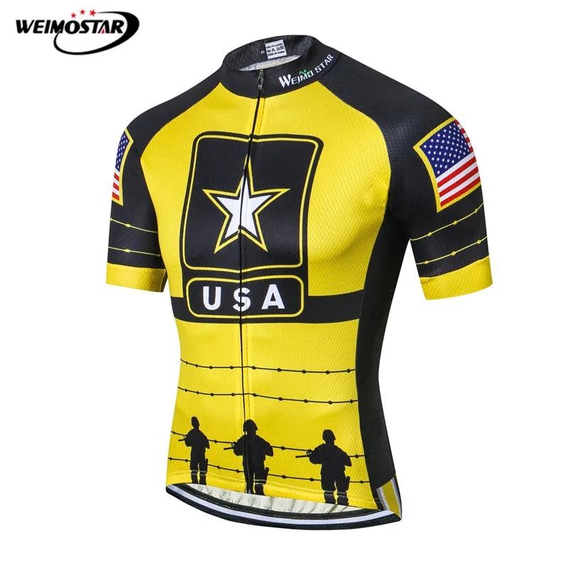 Weimostar USA Army Cycling Clothing Summer Pro Team Cycling Jersey Shirt Maillot Ciclismo Quick Dry MTB Bike Jersey Bicycle Wear
Weimostar USA Army Cycling Clothing Summer Pro Team Cycling Jersey Shirt Maillot Ciclismo Quick Dry MTB Bike Jersey Bicycle Wear