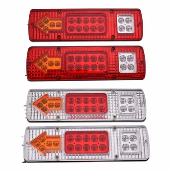 New 19 Led Caravan Truck Tail Light 30*9 CM 12V Red White Car Led Taillight Left Right Trailer Truck Tail Light Van Lamp 2 Pcs
New 19 Led Caravan Truck Tail Light 30*9 CM 12V Red White Car Led Taillight Left Right Trailer Truck Tail Light Van Lamp 2 Pcs
