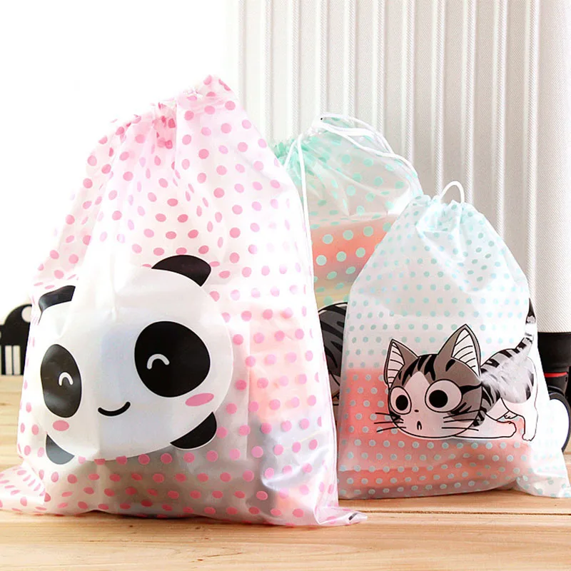 60PCS / LOT Cute Cartoon Drawstring Bags Waterproof PVC Portable Reusable Travel Pouch Wholesale Cosmetic Makeup
60PCS / LOT Cute Cartoon Drawstring Bags Waterproof PVC Portable Reusable Travel Pouch Wholesale Cosmetic Makeup