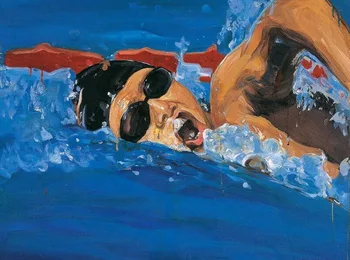 Modern handmade painting girl swimming on oil canvas for home decor and wallpaper, gallery
Modern handmade painting girl swimming on oil canvas for home decor and wallpaper, gallery