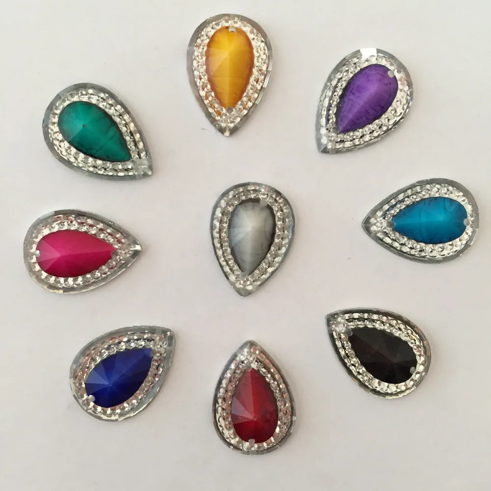 New 60PCS Resin 13*18mm Crack teardrop Flat back rhinestone scrapbook Wedding Embellishment diy 2 hole applique crafts SK53*2
New 60PCS Resin 13*18mm Crack teardrop Flat back rhinestone scrapbook Wedding Embellishment diy 2 hole applique crafts SK53*2
