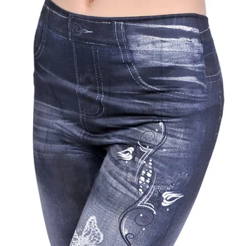 Women's Classic Stretchy Sexy Slim Leggings Imitation cowboy Women Jean Washed Vintage Softener Skinny Pants T7
Women's Classic Stretchy Sexy Slim Leggings Imitation cowboy Women Jean Washed Vintage Softener Skinny Pants T7