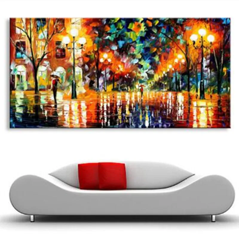 Large 100% Handpainted Street Tree Abstract Morden Oil Paintings On Canvas Wall Art Night 3D Pictures For Live Room Home Decor
Large 100% Handpainted Street Tree Abstract Morden Oil Paintings On Canvas Wall Art Night 3D Pictures For Live Room Home Decor