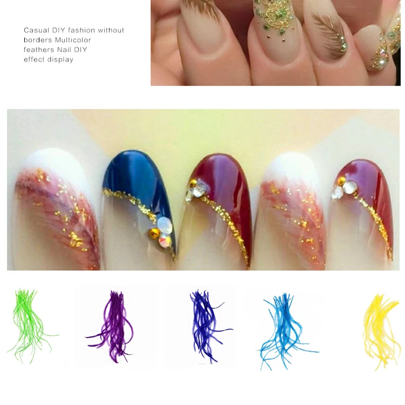 JEARLYU(JEARLYU)Hot Sell 5pcs/bag 3D Nail Art Decorations Different Colors Real Feather Nail Accessories DIY Decoration Tools
JEARLYU(JEARLYU)Hot Sell 5pcs/bag 3D Nail Art Decorations Different Colors Real Feather Nail Accessories DIY Decoration Tools
