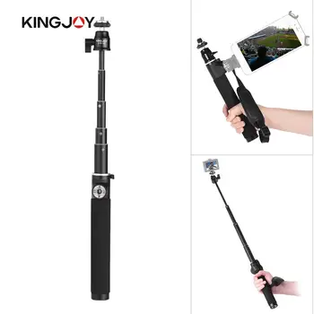 Aluminum Alloy KINGJOY H100D-63 Extendable Selfie Stick Pole Rod+1/4" Screw for DJI OSMO Stabilizer for Gopro Hero Action Camera
Aluminum Alloy KINGJOY H100D-63 Extendable Selfie Stick Pole Rod+1/4" Screw for DJI OSMO Stabilizer for Gopro Hero Action Camera