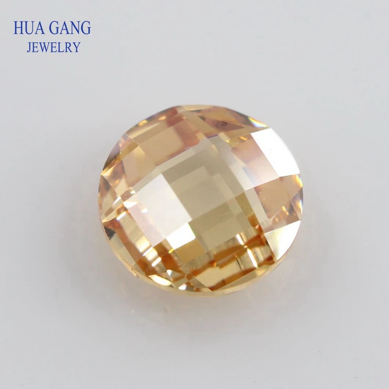 Champagne Cubic Zirconia Stone Round Shape Double Checkerboard Cut Loose CZ Stone Synthetic Gems For Jewelry 4~14mm
Champagne Cubic Zirconia Stone Round Shape Double Checkerboard Cut Loose CZ Stone Synthetic Gems For Jewelry 4~14mm