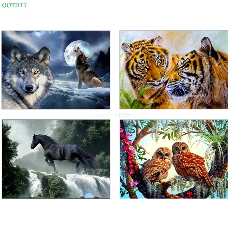 DIY diamond painting cross stitch Wolf Owl Horse Animal Needlework 5D diamond embroidery round Crystal resin 40*30cm W215
DIY diamond painting cross stitch Wolf Owl Horse Animal Needlework 5D diamond embroidery round Crystal resin 40*30cm W215