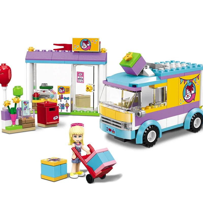 Friends Series Heart Lake City Gift Delivery Store Building Blocks Sets Bricks Compatible Legoings Friend Toys Gift For Children
Friends Series Heart Lake City Gift Delivery Store Building Blocks Sets Bricks Compatible Legoings Friend Toys Gift For Children