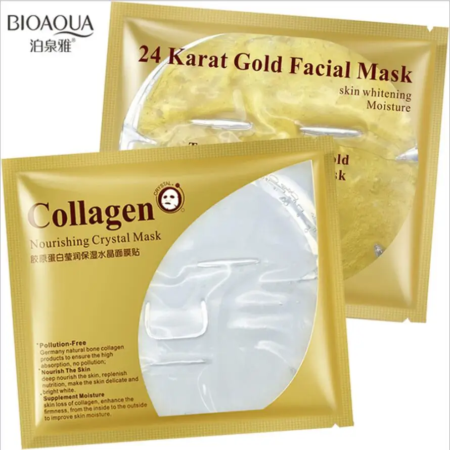 5pcs Sheet Mask BIOAQUA Gold Mask Collagen Face Mask Anti Wrinkle Moisturizing Anti Aging Firming Facial Mask
5pcs Sheet Mask BIOAQUA Gold Mask Collagen Face Mask Anti Wrinkle Moisturizing Anti Aging Firming Facial Mask