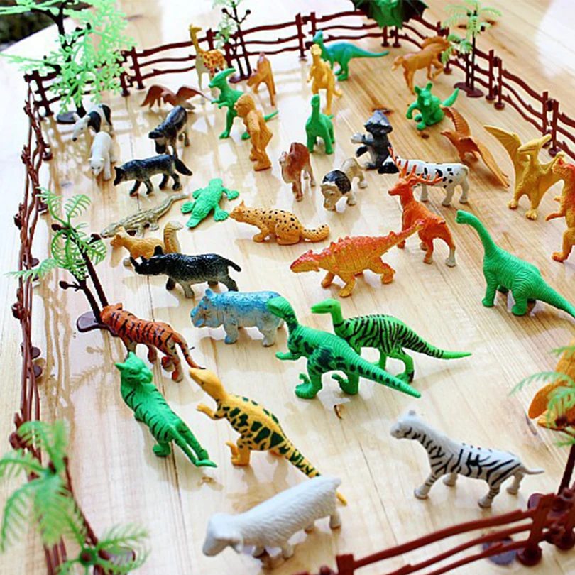 68pcs/set Simulation Plastic Animal Model Home Decoration Crafts Creative 3D Dinosaurs Tiger DIY Figurines Toys For Kids Gift
68pcs/set Simulation Plastic Animal Model Home Decoration Crafts Creative 3D Dinosaurs Tiger DIY Figurines Toys For Kids Gift