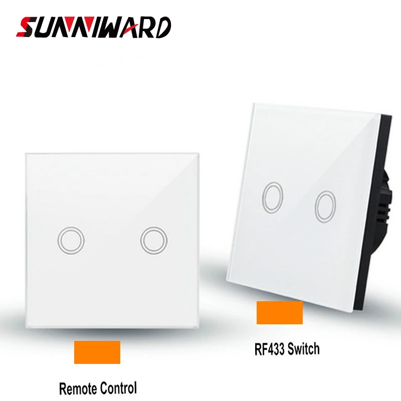 Eu Standard Wall Light Touch Switch 170v-240v Rf 433 Transmitter Switch Led Light Touch Switch 1/2/3 Gang 2 Way
Eu Standard Wall Light Touch Switch 170v-240v Rf 433 Transmitter Switch Led Light Touch Switch 1/2/3 Gang 2 Way