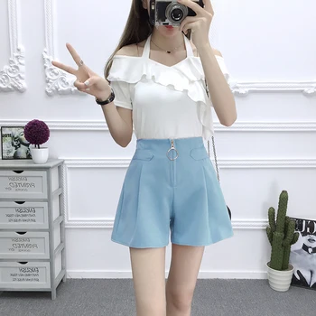 New Arrival summer Chiffon women shorts Flare Cuff Soft Loose Cool High waist ladies Straight loose shorts High Street Home Wear
New Arrival summer Chiffon women shorts Flare Cuff Soft Loose Cool High waist ladies Straight loose shorts High Street Home Wear