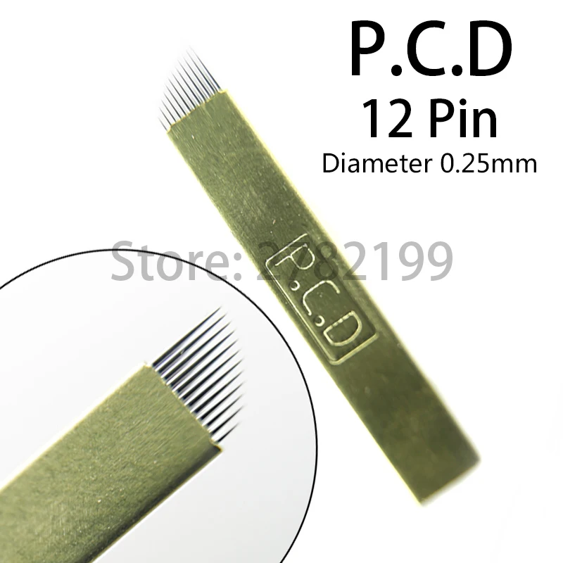 100 pcs PCD 12 Pin Permanent Makeup Eyebrow Tattoo Blade Microblading Needles For 3D Embroidery Manual Tattoo Pen Ma
100 pcs PCD 12 Pin Permanent Makeup Eyebrow Tattoo Blade Microblading Needles For 3D Embroidery Manual Tattoo Pen Ma