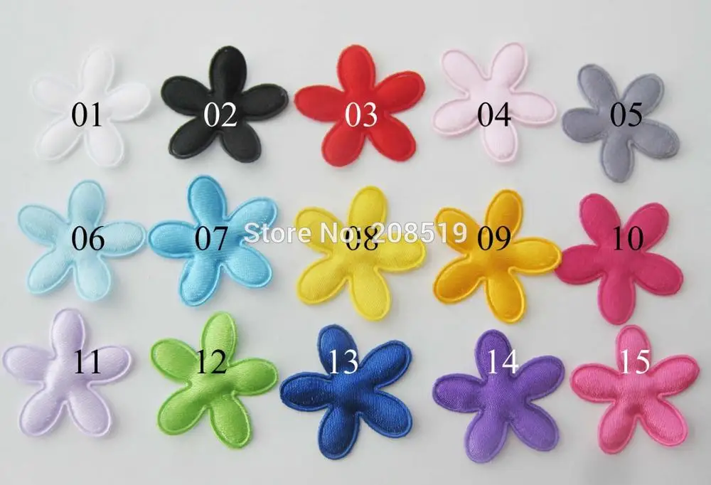 PANVNE 15 colors 200pcs 1" padded satin flower felt appliques for decoration DIY scrapbooking accessories
PANVNE 15 colors 200pcs 1" padded satin flower felt appliques for decoration DIY scrapbooking accessories