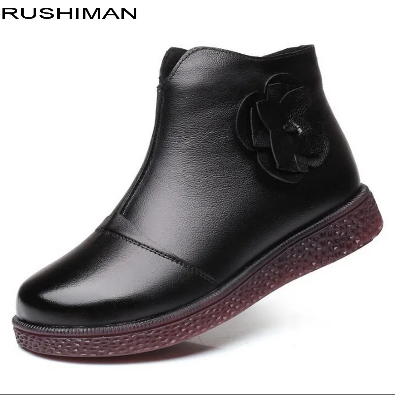 Fashion Winter Flat Boots Genuine Leather Ankle boots plus velvet warm Casual Shoes Handmade Women Boot
Fashion Winter Flat Boots Genuine Leather Ankle boots plus velvet warm Casual Shoes Handmade Women Boot