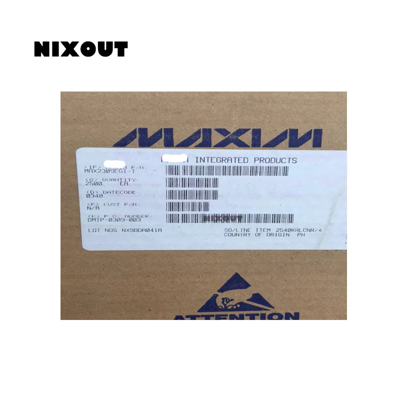 NIXOUT новый оригинальный MAX2309EGI-T MAX2309EGI MAX2309 QFN-28 в наличии (Большая скидка если вам