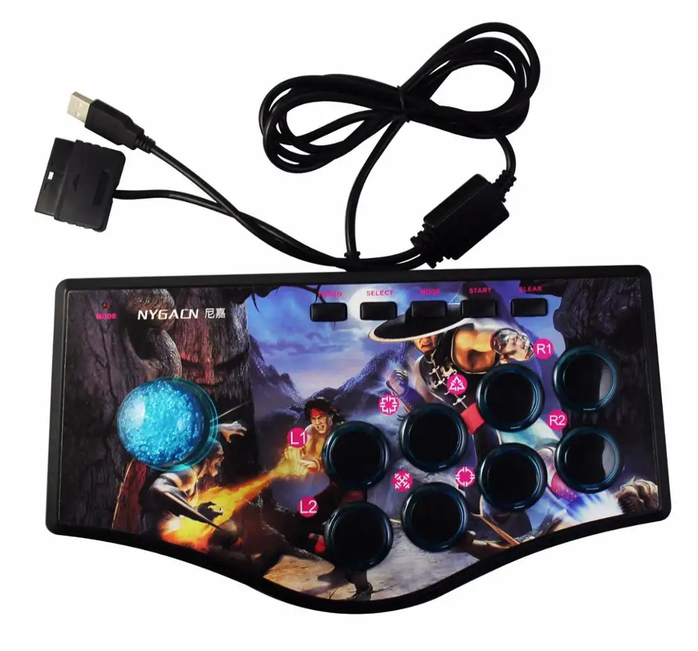 Fighting Stick Arcade Joystick Gamepad Game Controller USB for PS2 PS3 PC Android Phone
Fighting Stick Arcade Joystick Gamepad Game Controller USB for PS2 PS3 PC Android Phone