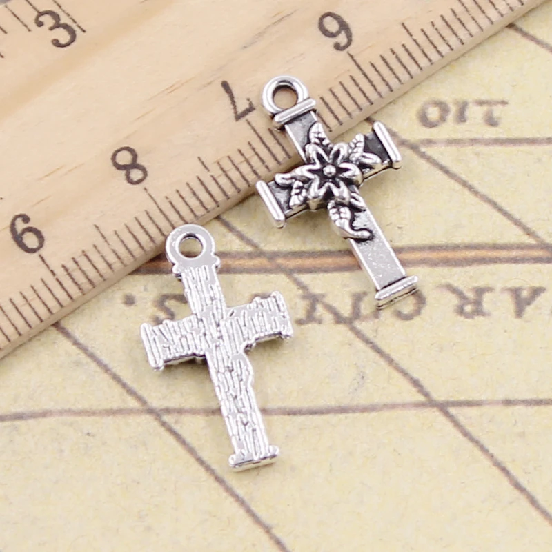 20pcs Charms cross flower 20x11mm Tibetan Silver Plated Pendants Antique Jewelry Making DIY Handmade Craft
20pcs Charms cross flower 20x11mm Tibetan Silver Plated Pendants Antique Jewelry Making DIY Handmade Craft